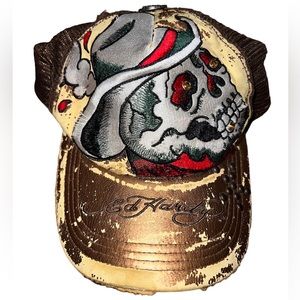 RARE autographed ed hardy trucker hat